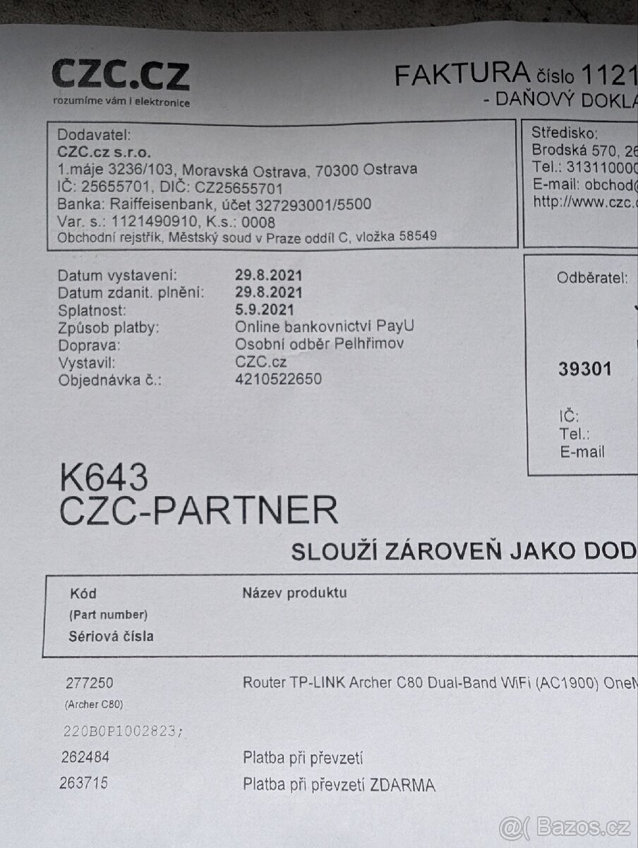 WiFi Router Tp-Link Archer C80 - 3