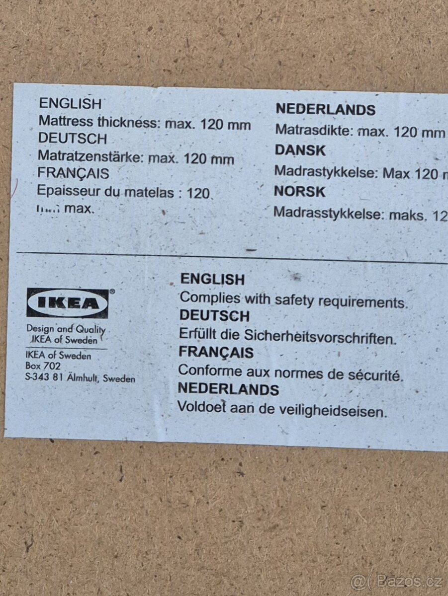 Dětská postýlka IKEA + matrace - 3