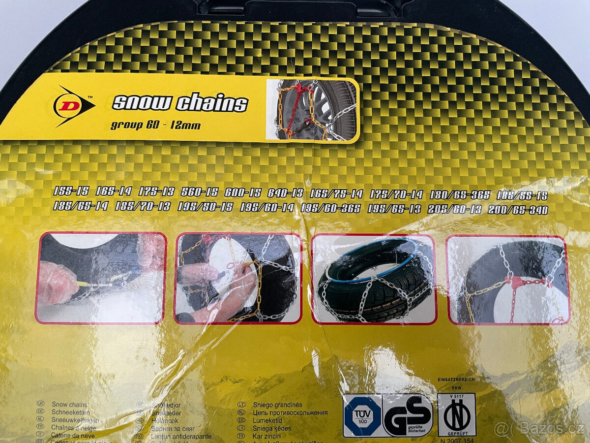 Sněhové řetězy Dunlop nové - 3