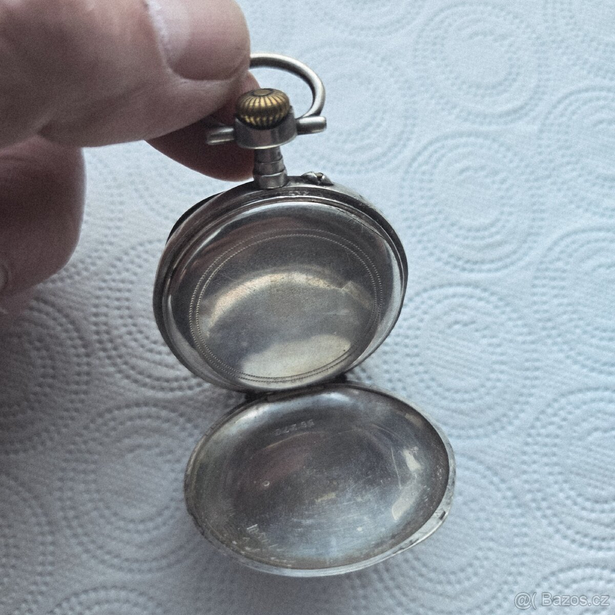 Stříbrné kapesní hodinky - 3