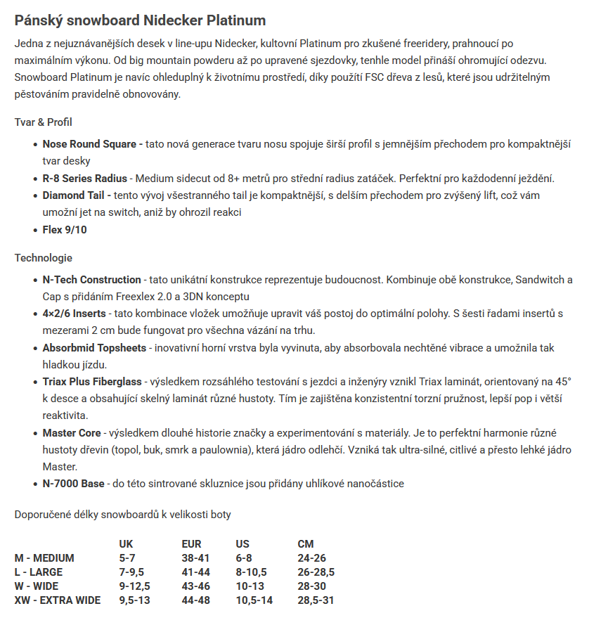 Snowboard Nidecker Platinum 159cm - 3