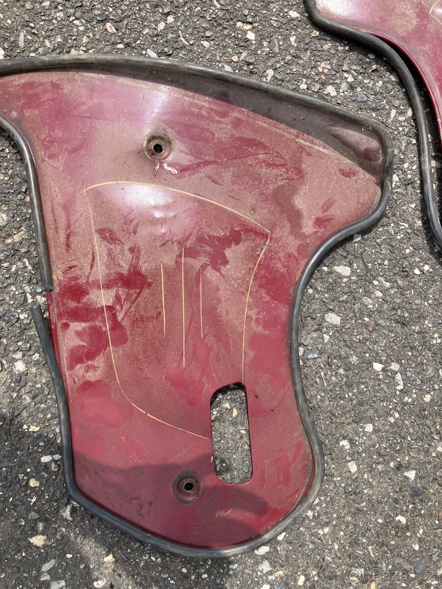 Jawa 250 Kývačka zimní výbava boční kryty motoru - 3