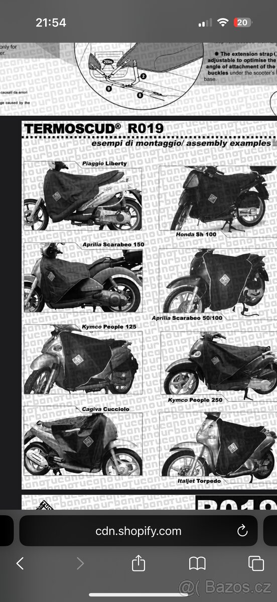 Tucano Urbano deka na skútr - 3