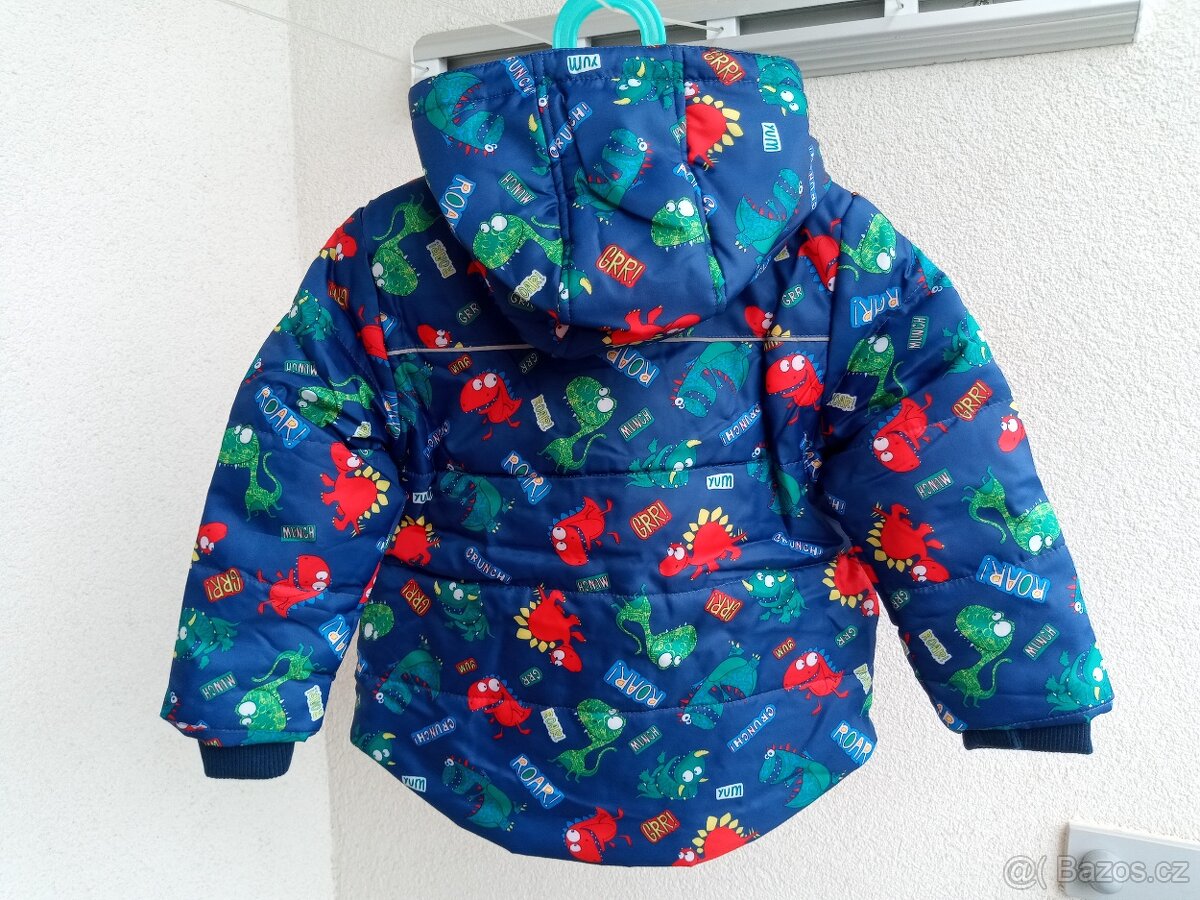 Nová podzimní Dino bunda, 98/104 - 3