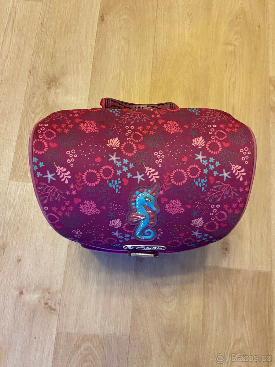 Školní aktovku Herlitz Loop – Mořský koník, set - 3