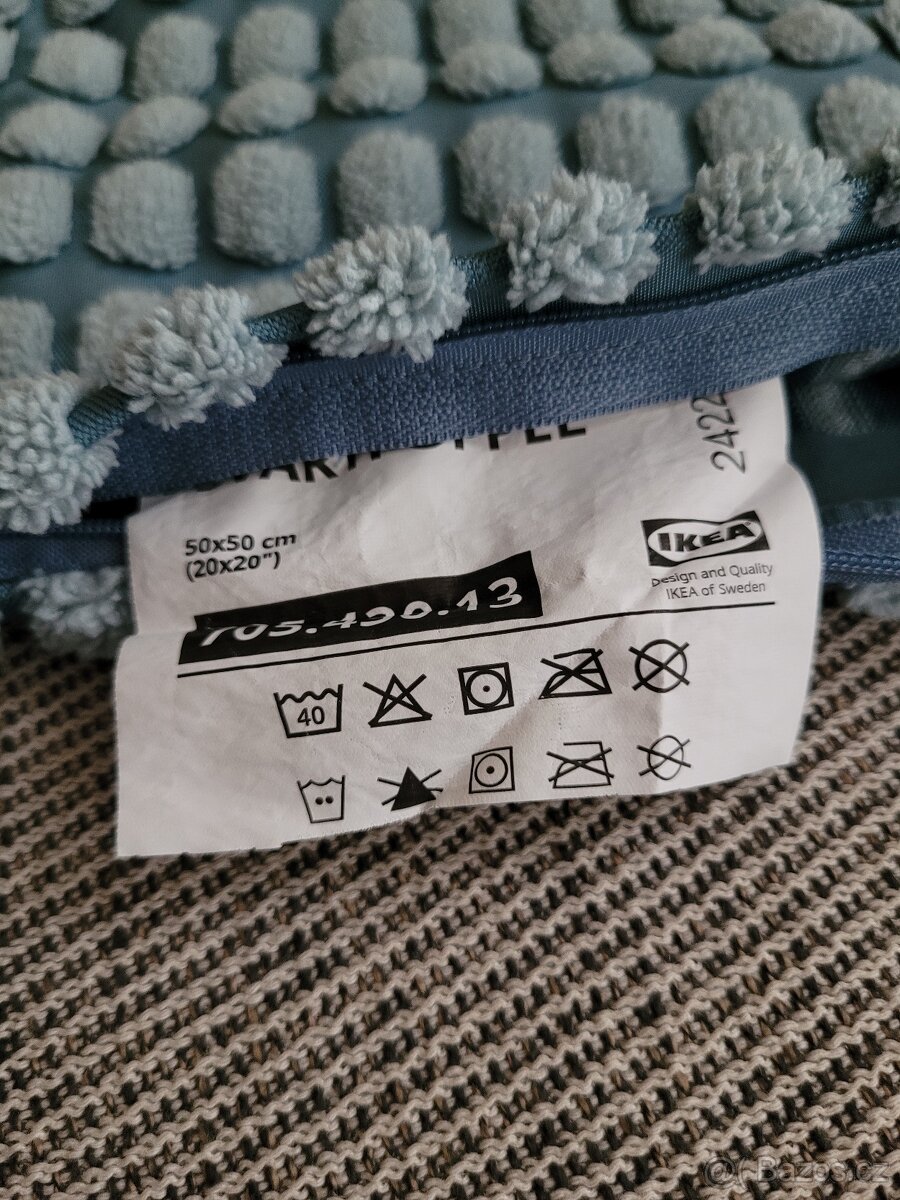 Nový povlak na polštář SVARTPOPPEL zn. IKEA - 3