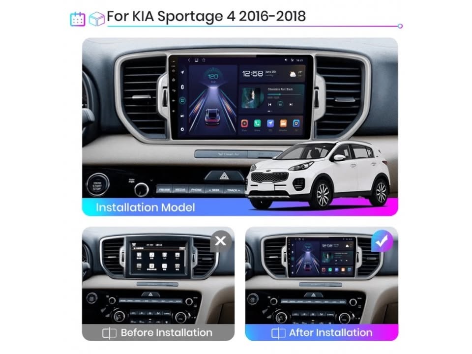 Android autorádio s navi pro KIA SPORTAGE 4 (2016-2018) - 3