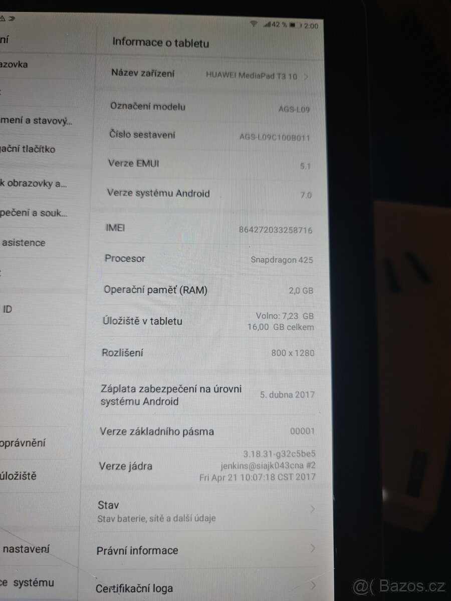 Huawei mediapad T3 10" AGS-L09 - 3