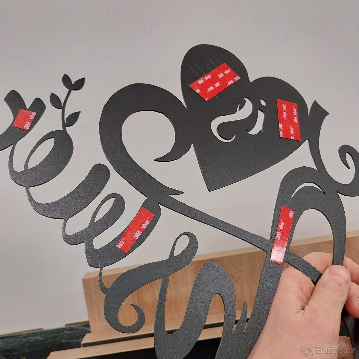 Plechový obraz na stěnu - Love is the answer - 3