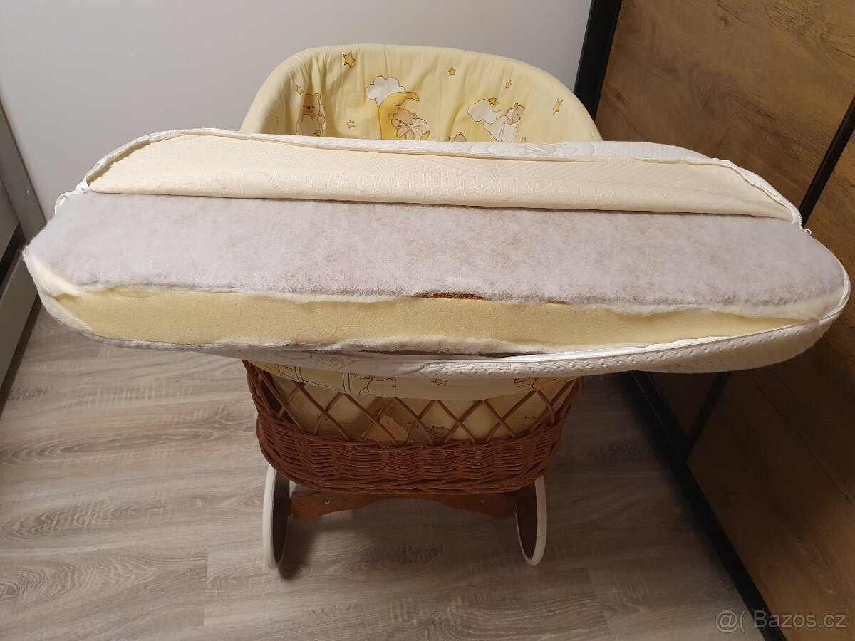 Proutěný košík pro miminko - 3