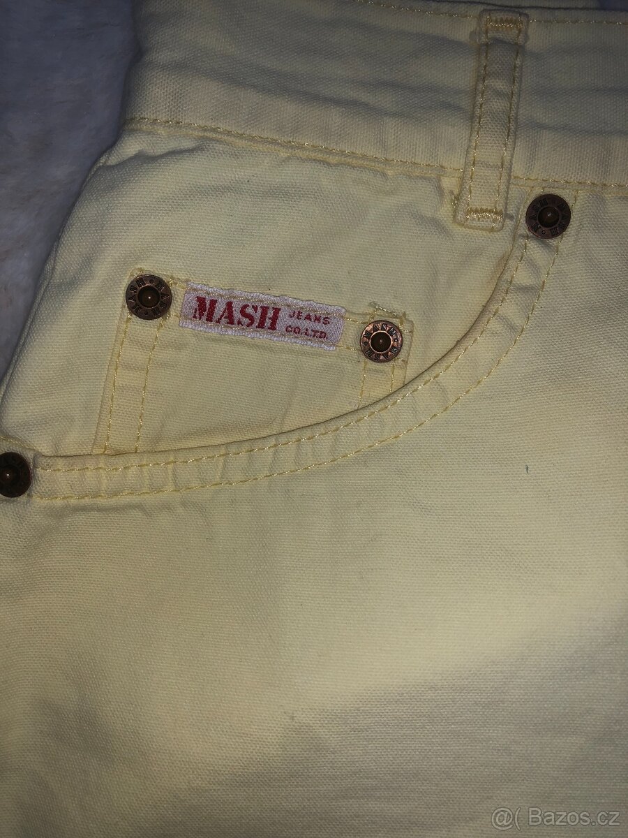 kratasy# sortky# zlute # bavlnene # mash - 3