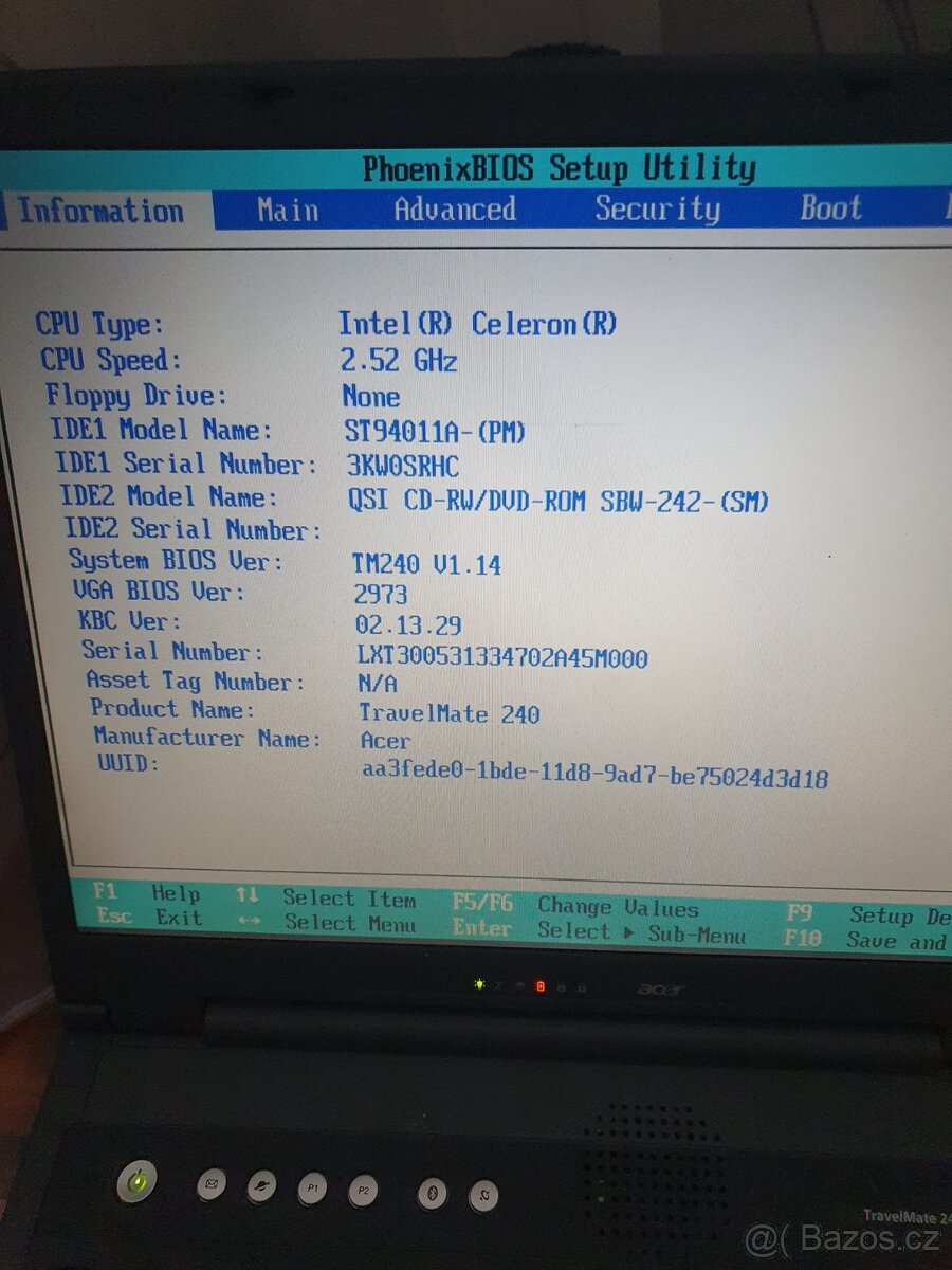 Starsi historicky Notebook s Celeronem - 3