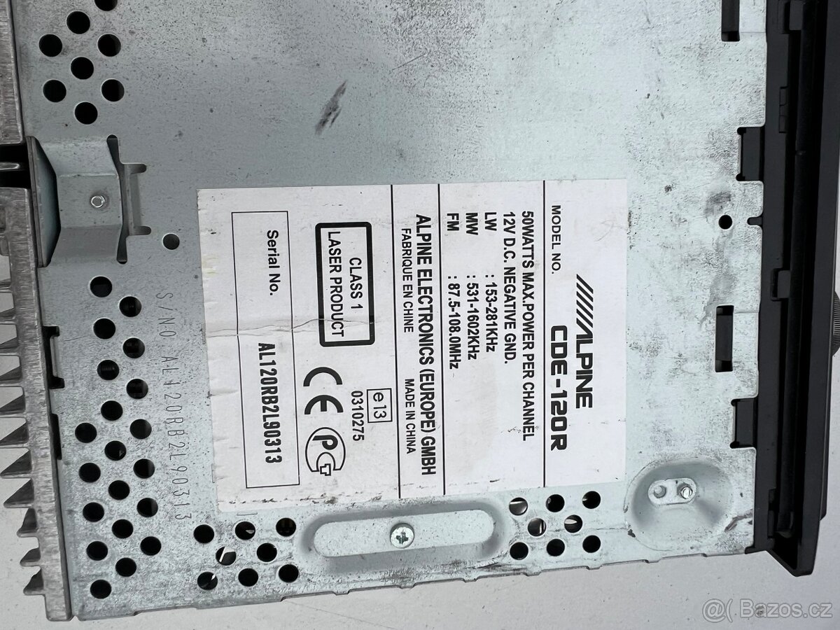 Autorádio Alpine CDE-120R - 3