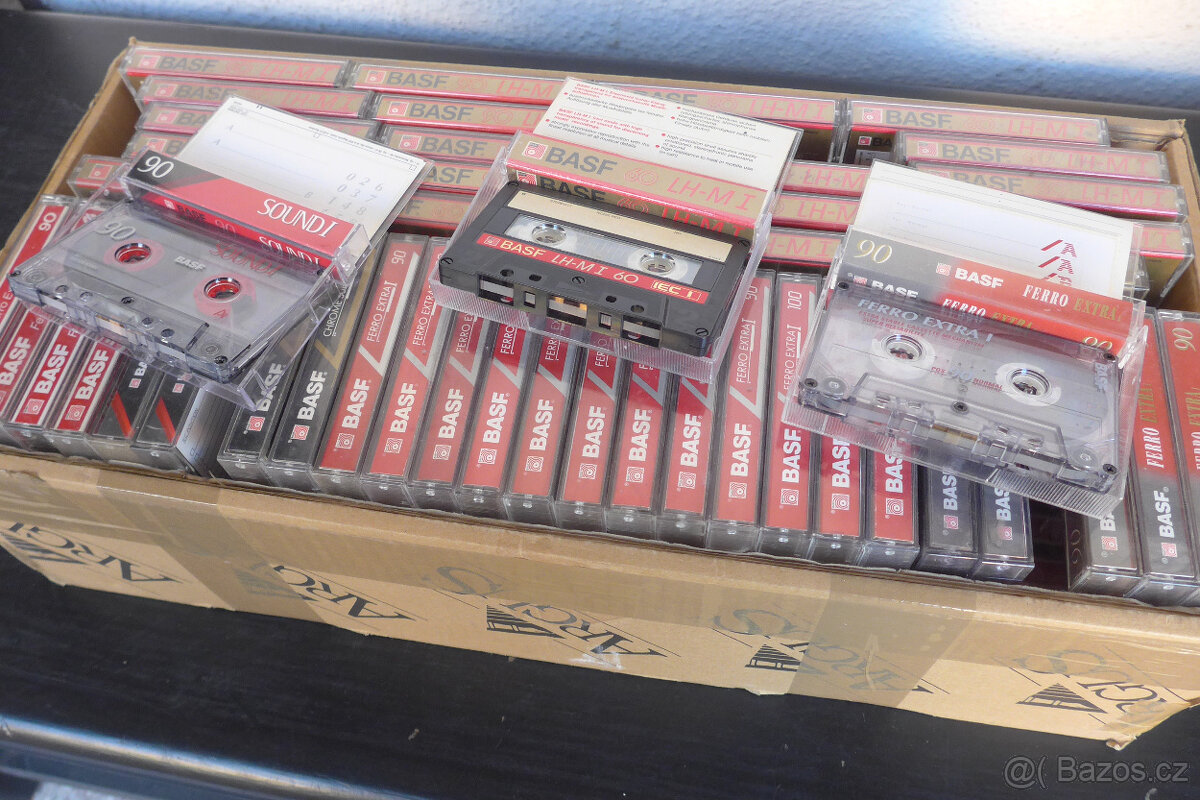 AudioKazety BASF LH-M1 BASF Ferro BASF Chom... 47ks MC - 3