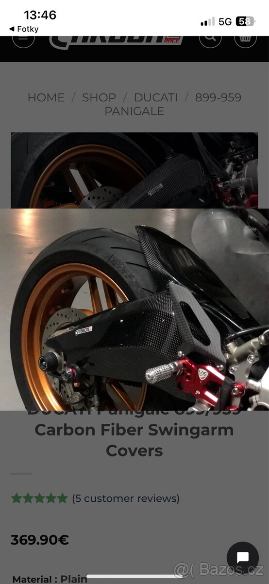 Zamluveno - Ducati panigale 899 - Carbonove kryty kyvky L+P - 3