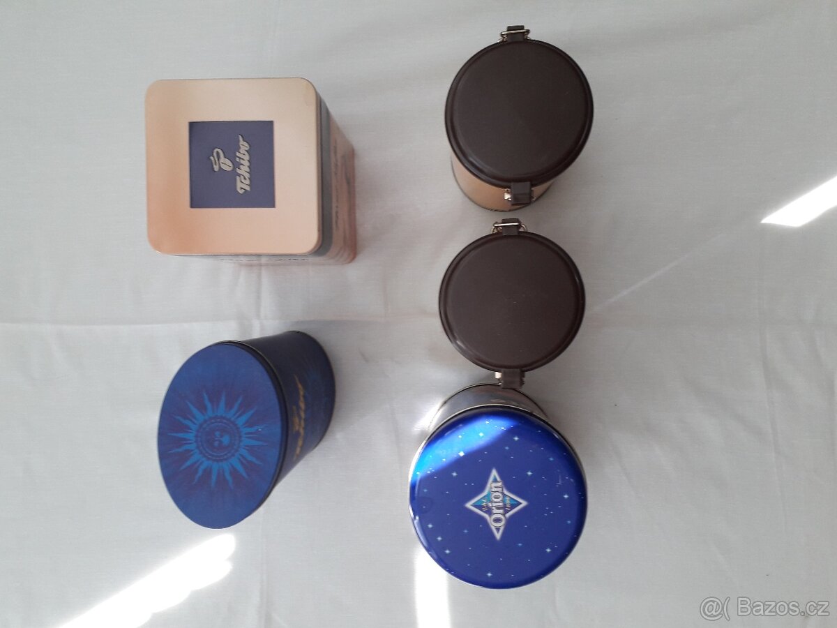 Prodám retro plechovky, dózy. Některé nové nepoužité, někter - 3