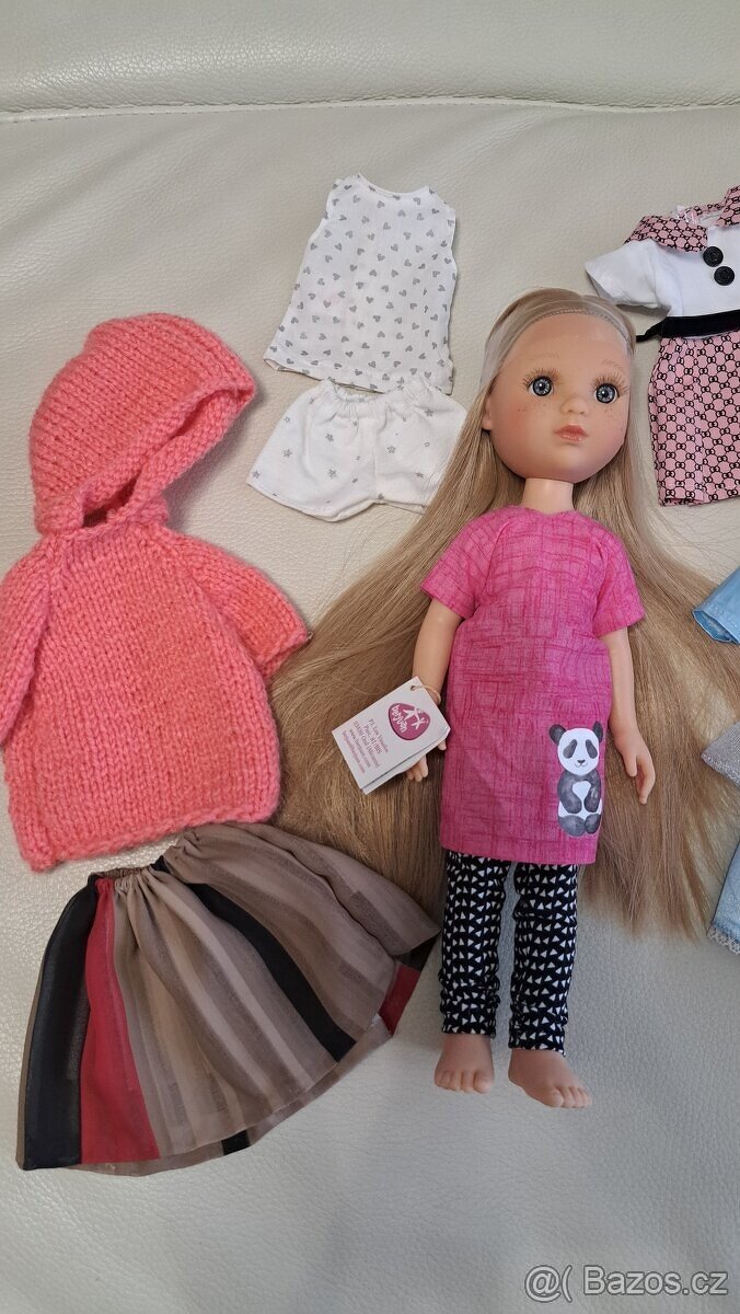 NOVÁ 5ti kloubová panenka Berjuan bez úprav + oblečení - 3