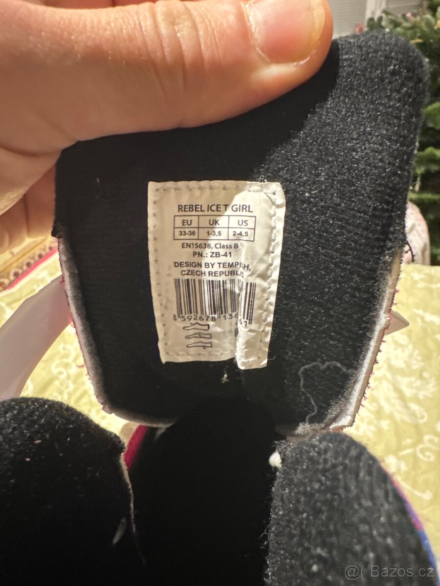 Dětské rostoucí brusle na led tempish 33-36 - 3