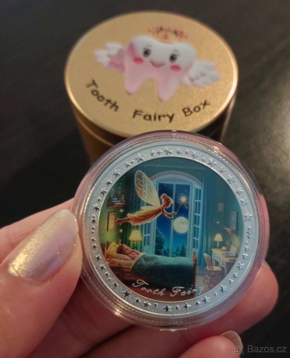 Prodám krásnou kovovou minci - suvenýr pro děti. - 3