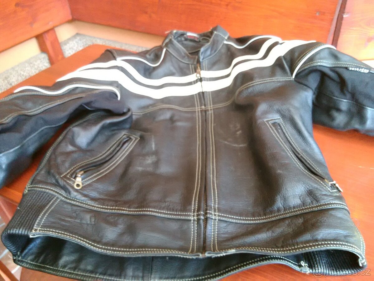 KOŽENÁ BUNDA NA CHOPPER - 3