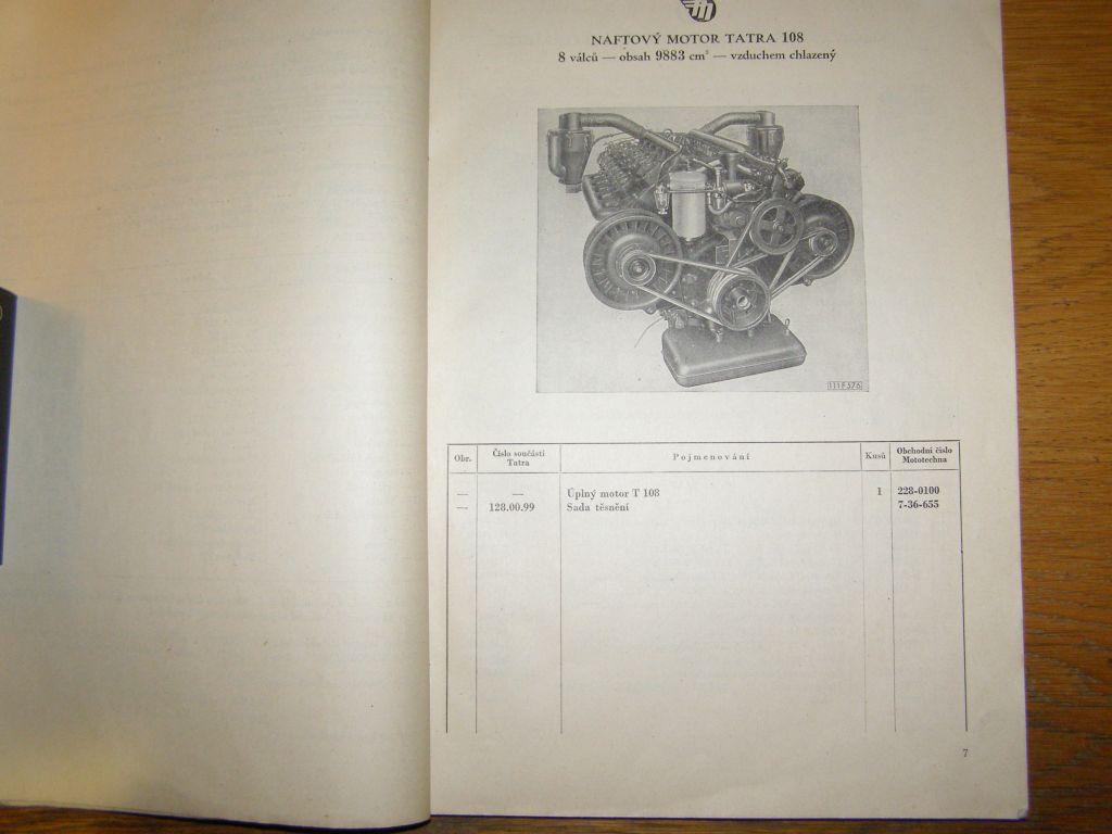 Prodám katalog dílů Tatra 128 z roku 1958. - 3