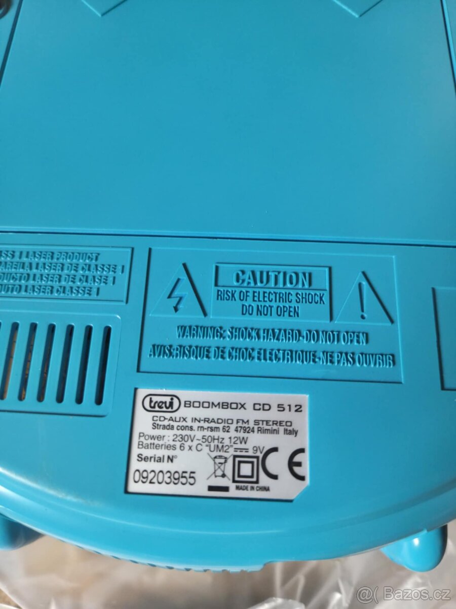 rádio boombox cd 512 trevi - 3
