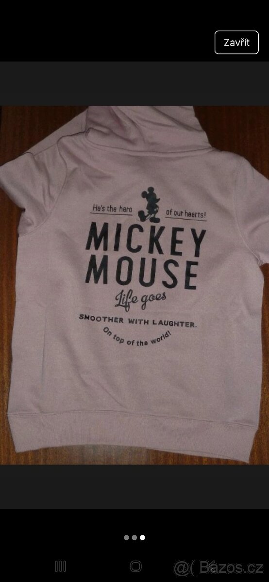 NOVÁ-H&M-MIKINA S MICKEY MOUSE NA SLEČNU 12-14 LET - 3