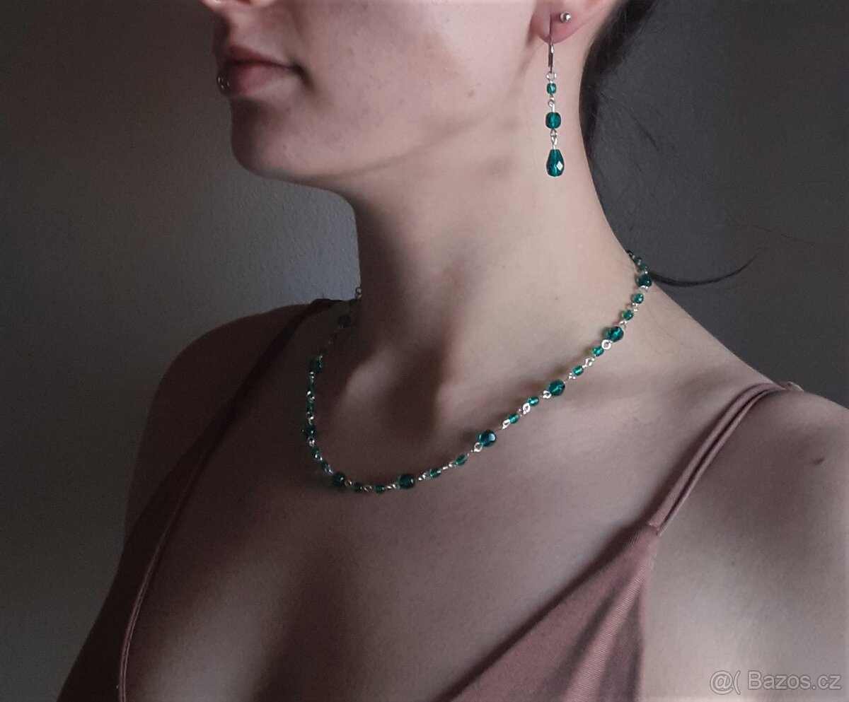 Jemná ketlovaná souprava šperků - 3