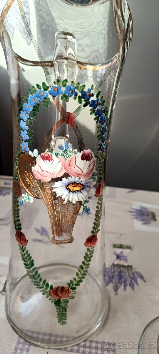 Džbán na vodu + 4 skleničky - 3