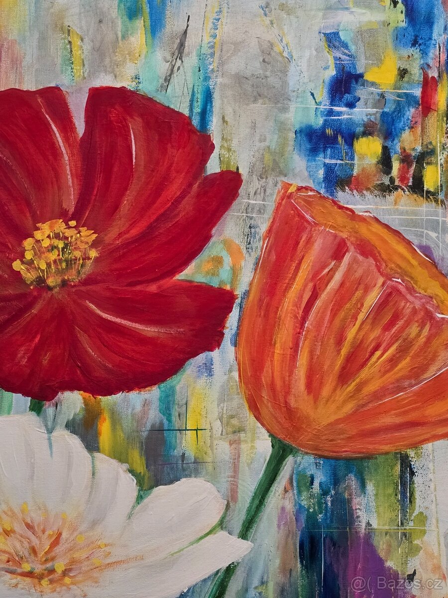 Obraz akryl malovany - 3