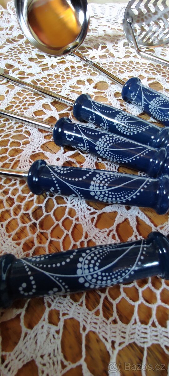 Retro set do kuchyně keramická rukojeť - 3