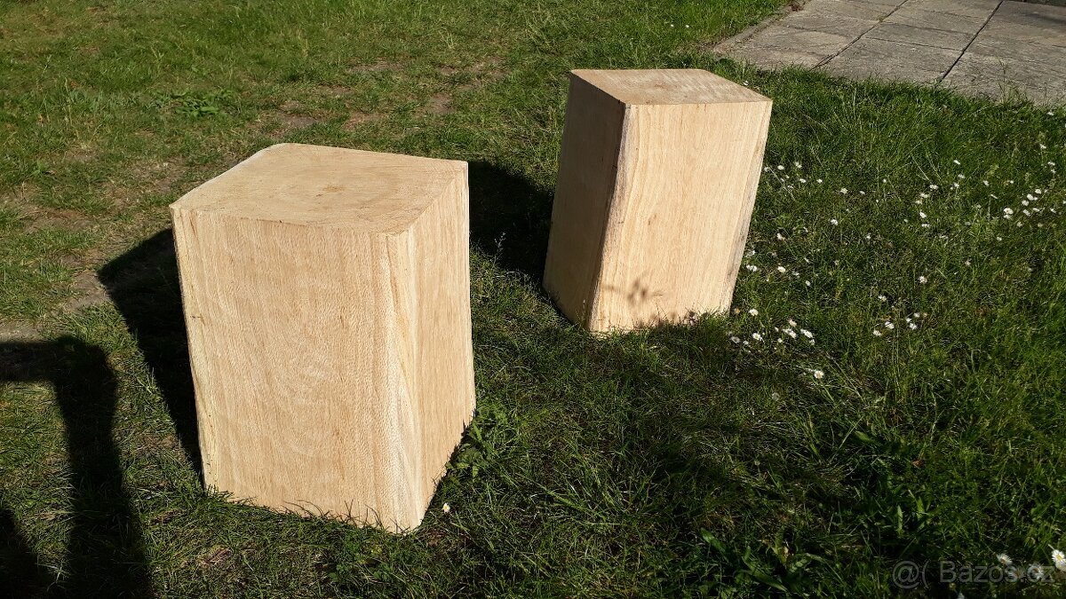 Dubová lavice, dubové krychle, dubový masív - 3