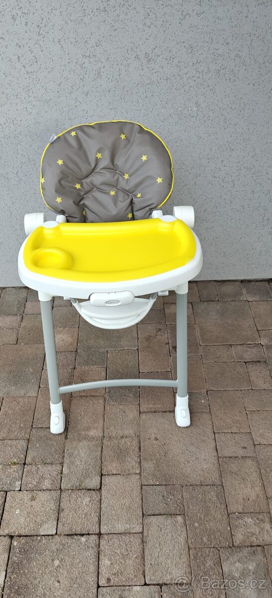 Jídelní židlička Graco Contempo Neon Stars - 3