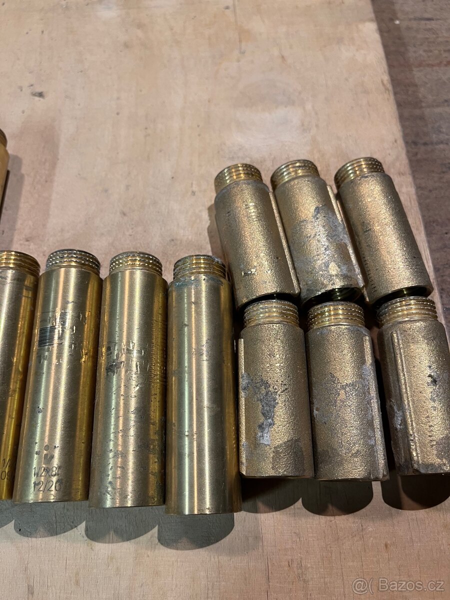 Mosazné prodloužení 1/2” - 3