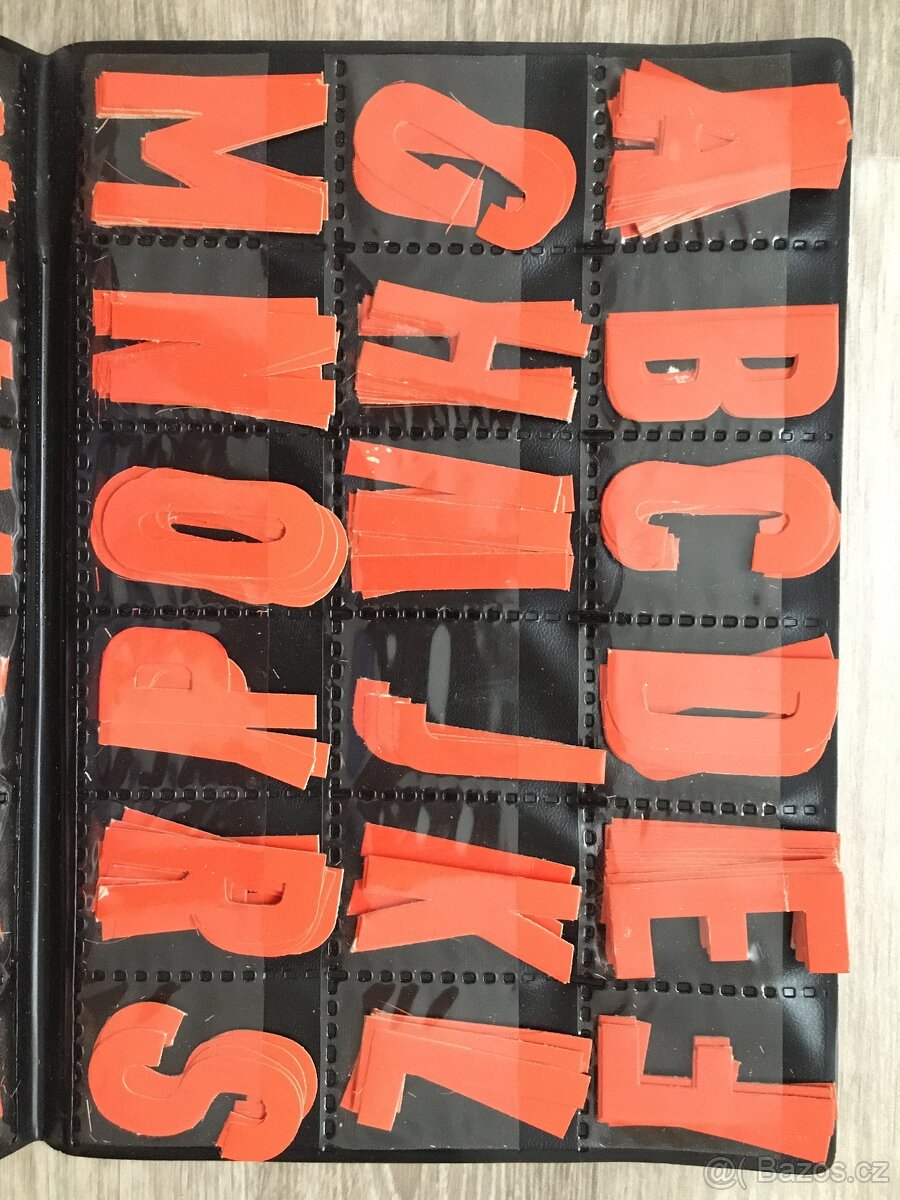 Desky s písmenkama - retro - 3