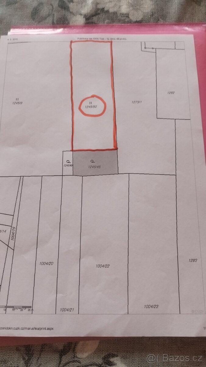 Pronájem louky cca 2000m2 - 3