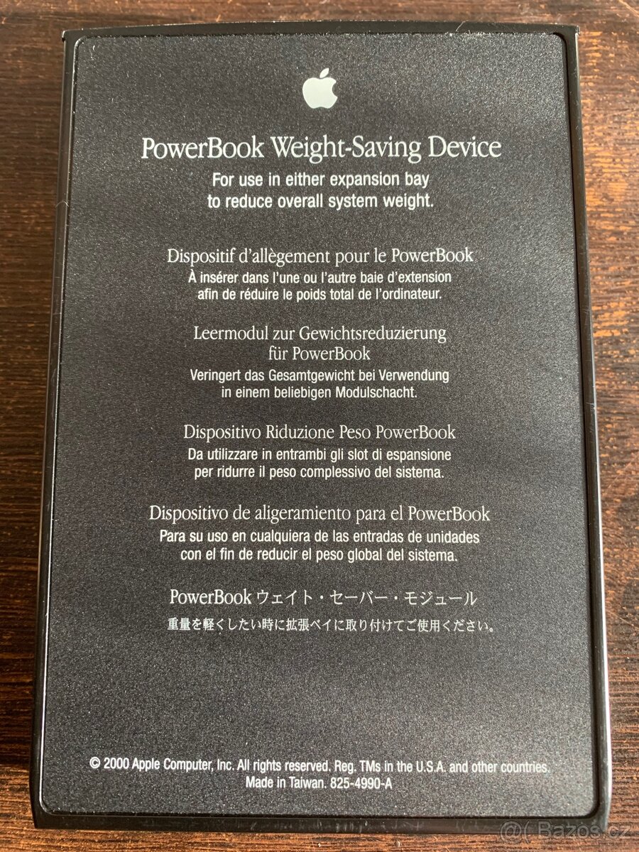 Apple Macintosh PowerBook G3 Weight-Saving Device - 3