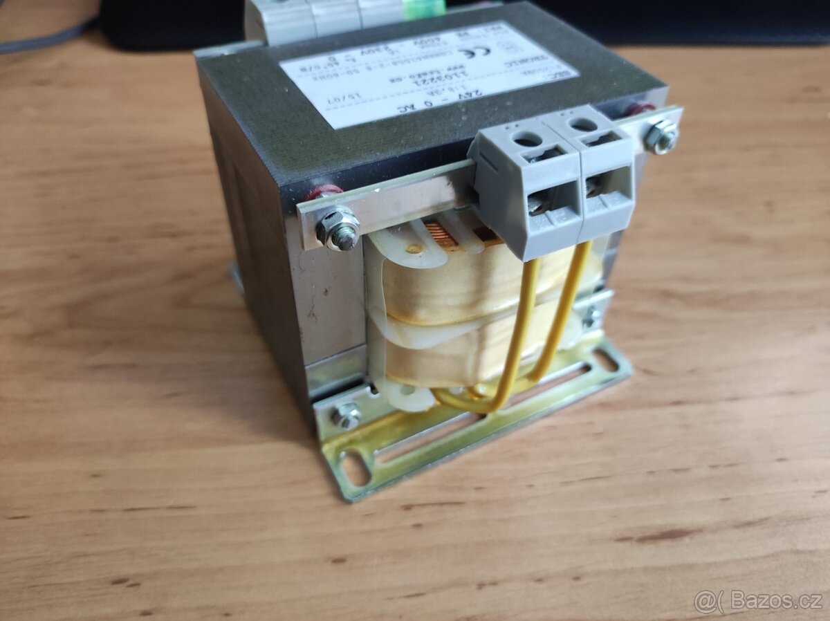 Nový transformátor 400V/230V -> 24V, 200VA - 3