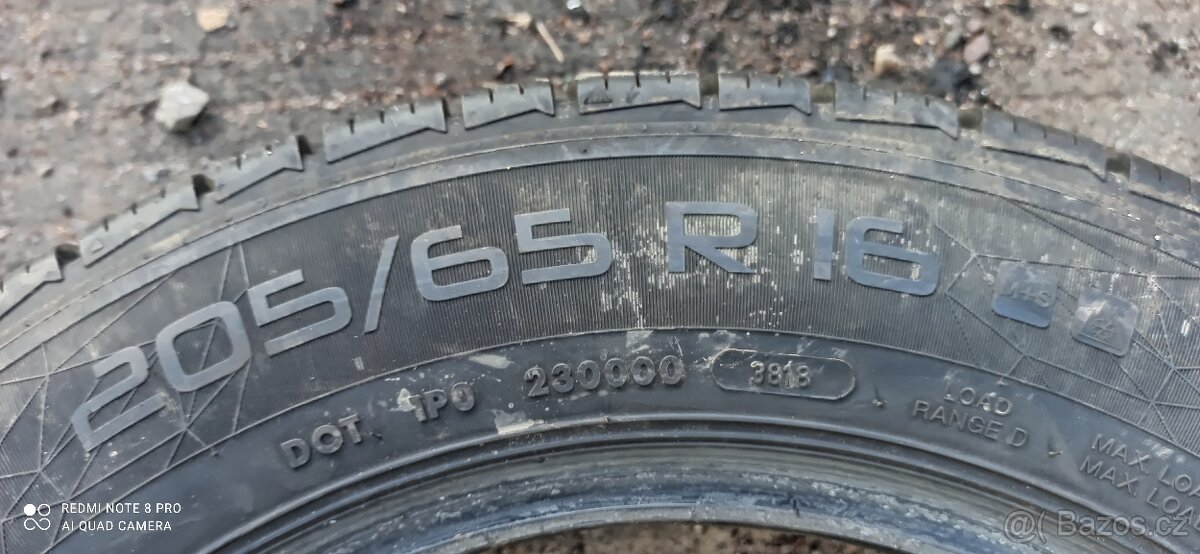 Celoročňí pneu 205/65/16C - 3