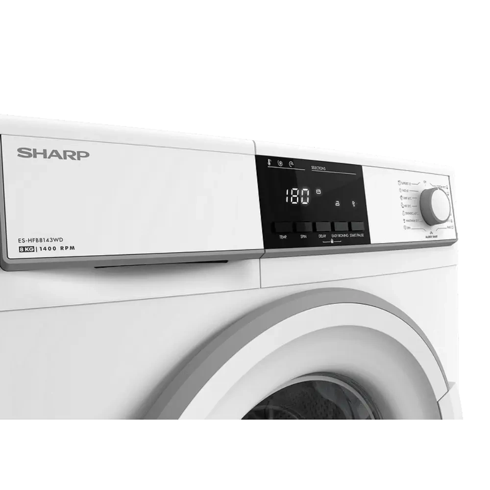 Sharp ES-HFB8143WD, 8 Kg, 1400/Ot., D (A+++) - 3