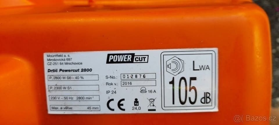 Výkonný zahradní drtič Power Cut 2800 - 3