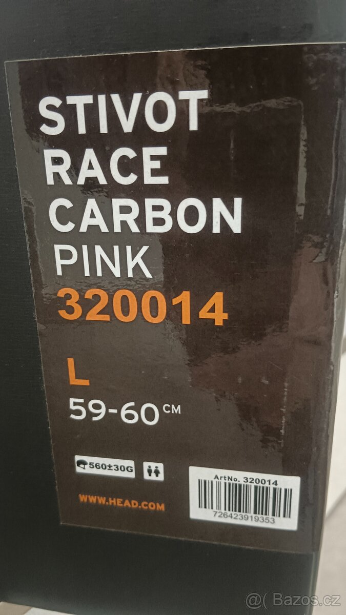 Lyžařská helma HEAD Race Stivot Race Carbon růžová - L (59-6 - 3