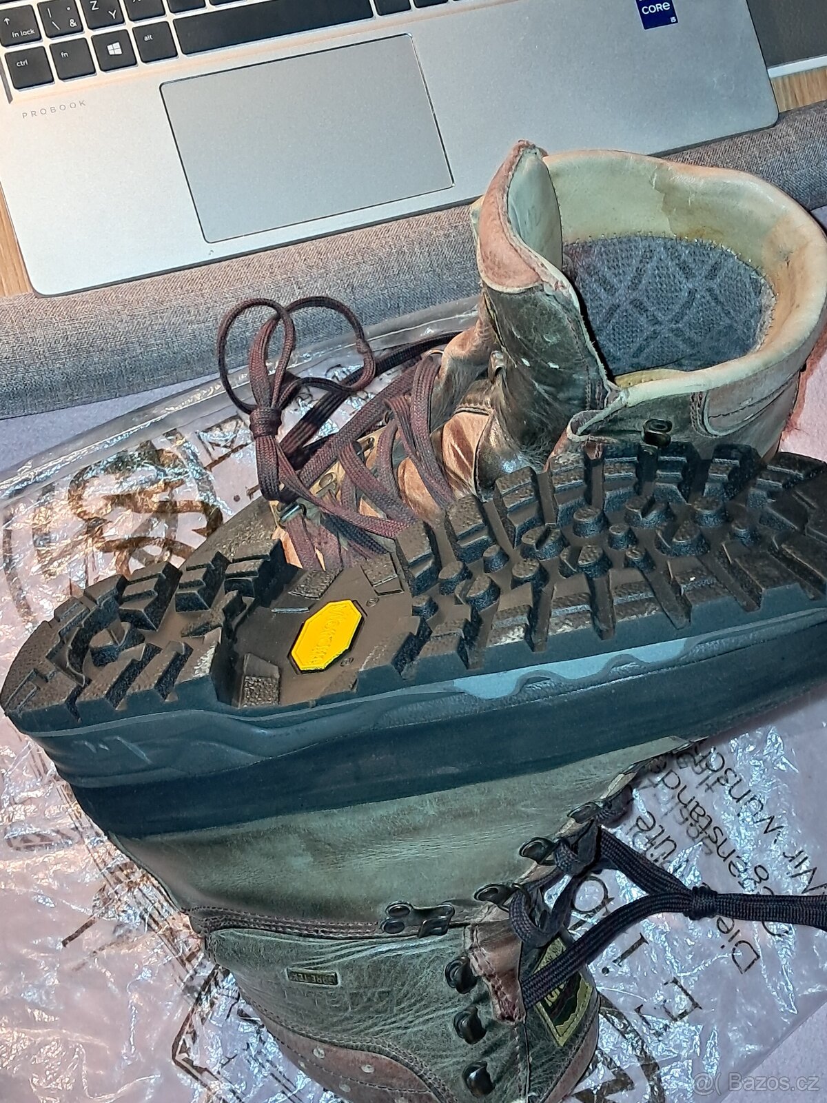 Turistické pohory Meindl vel.41-42 kožené, šíře H - 3