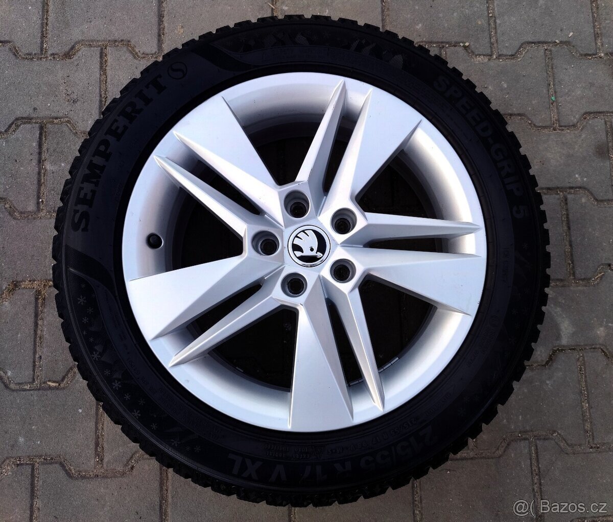 Alu kola originál Škoda Superb III 5x112 R17 Markab - 3