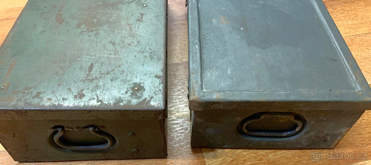 Nemecka lekarna Verbandkasten orig.Feldgrau barva Wehrmacht, - 3