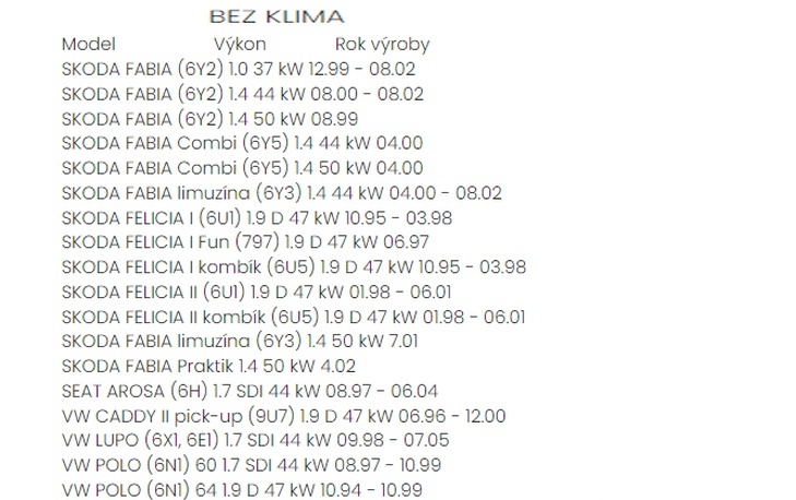 řemen alternátor Škoda Fabia 1,9D - 3