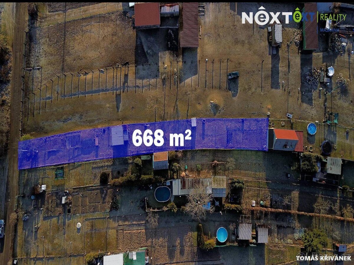 Prodej pozemek Zahrada, 668㎡ - 3