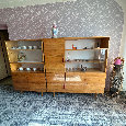 Skříň, obývací stěna, retro nábytek - 3