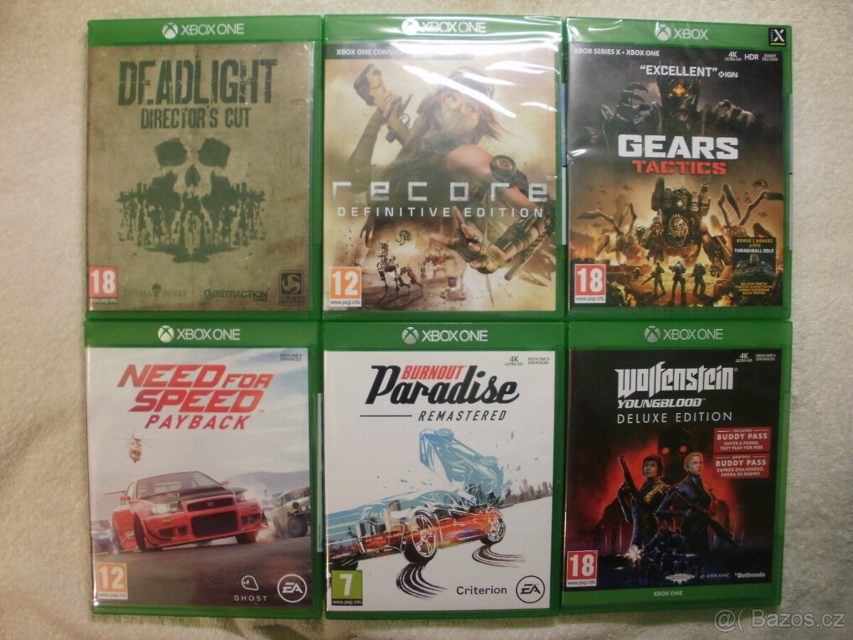 Hry na XBox ONE - Nové a 1 - 2 x hrané-Ceny v textu inzerátu - 3