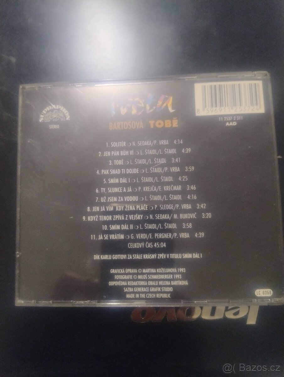 IVETA BARTOŠOVÁ staré album TOBĚ - 3